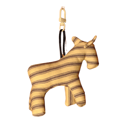 Classic Stripe Horse Bag Charm