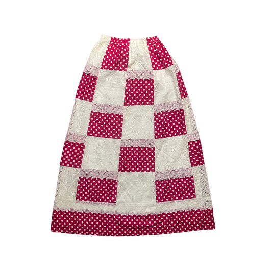 1970's Patchwork Maxi Skirt