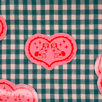 Staffordshire Lovers Sticker
