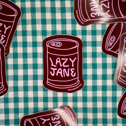 Soup Can Logo Sticker