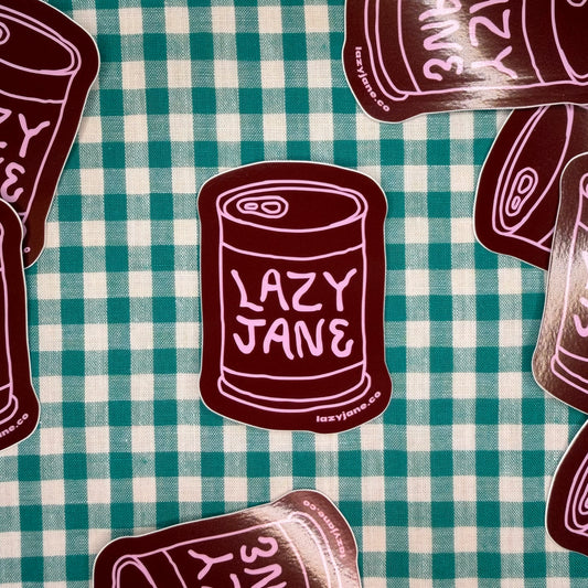 Soup Can Logo Sticker