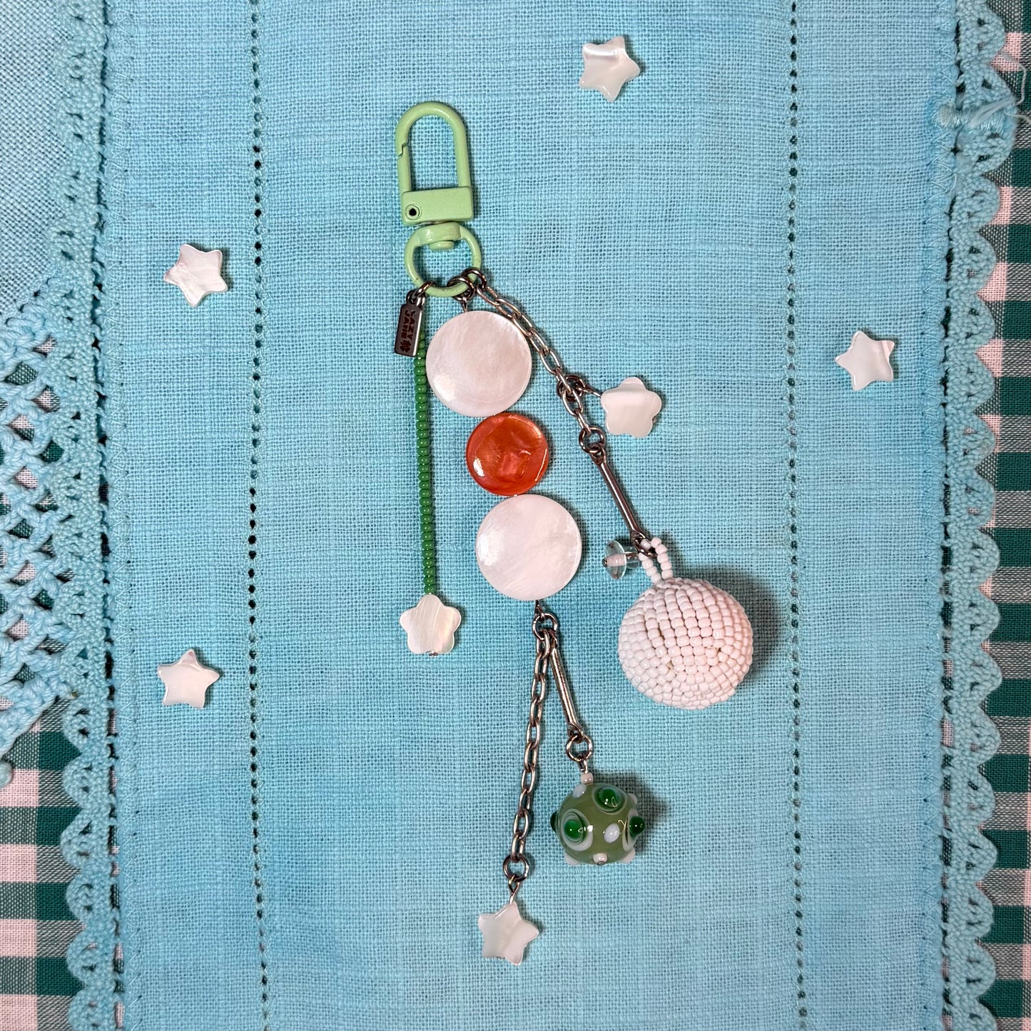 Spring Onion Bag Charm