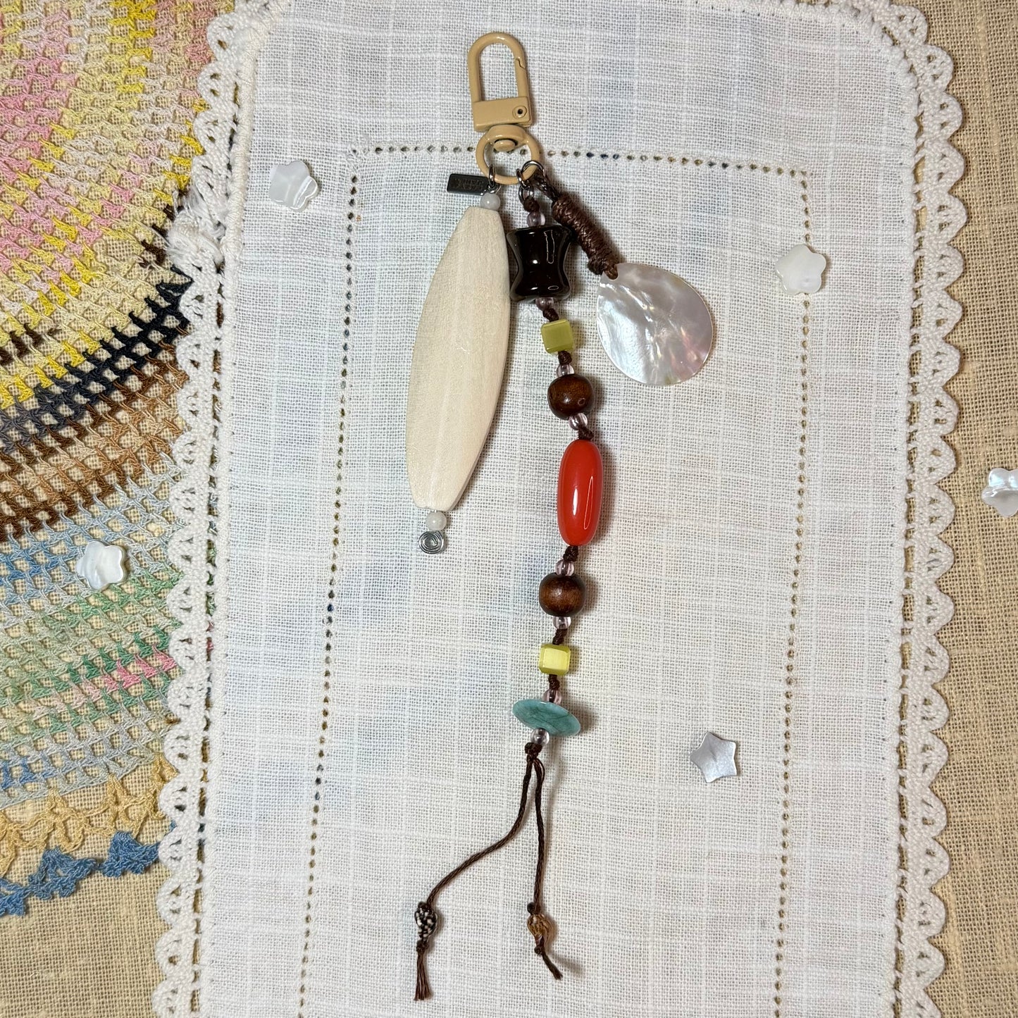 Tropical Surf Bag Charm