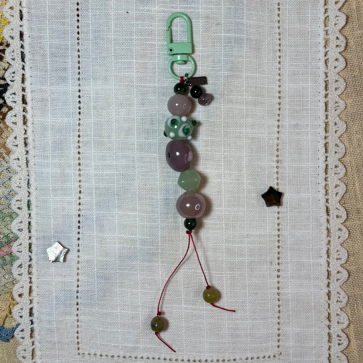 Lilac Star Bag Charm
