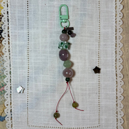Lilac Star Bag Charm