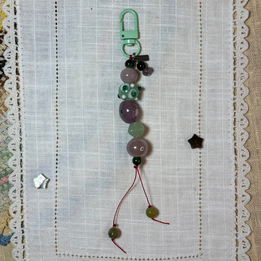 Lilac Star Bag Charm