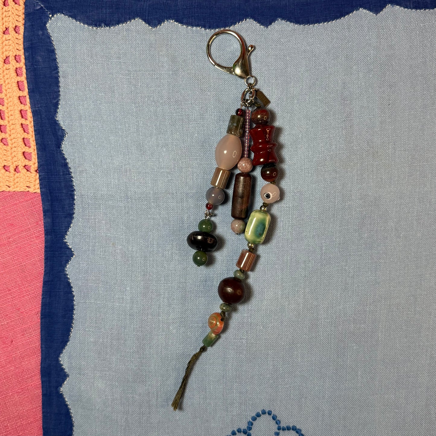 Red Wine Bag Charm