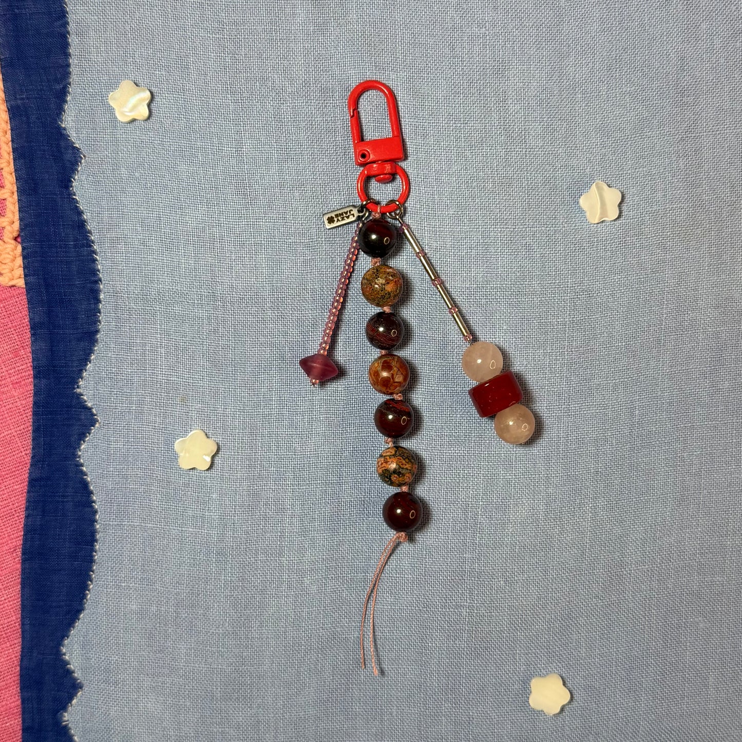 Mercury Flower Bag Charm